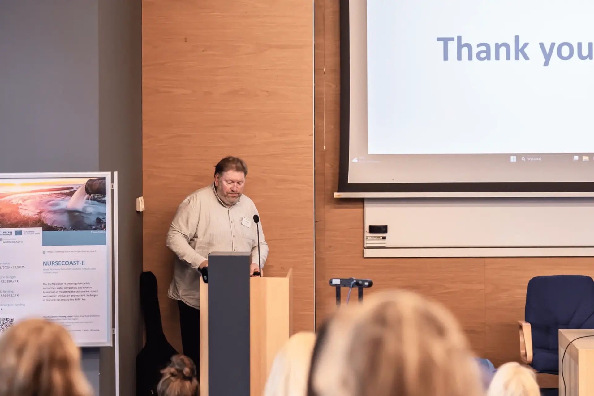 Projekta NURSECOAST-II noslēguma konference Polijā 1 Aivars 09 26 Gdanska